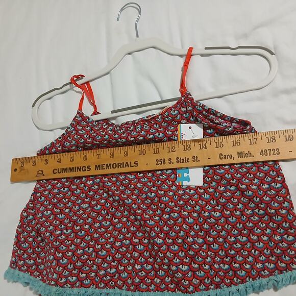 Vintage Havana L One-Piece Shorts Romper Boho fringed adjustable straps NWT - Picture 10 of 10